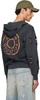 Black Zipper Hoodie