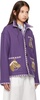Purple Bronco Appliqué Jacket