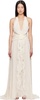 Off-White Georgette Maxi Dress