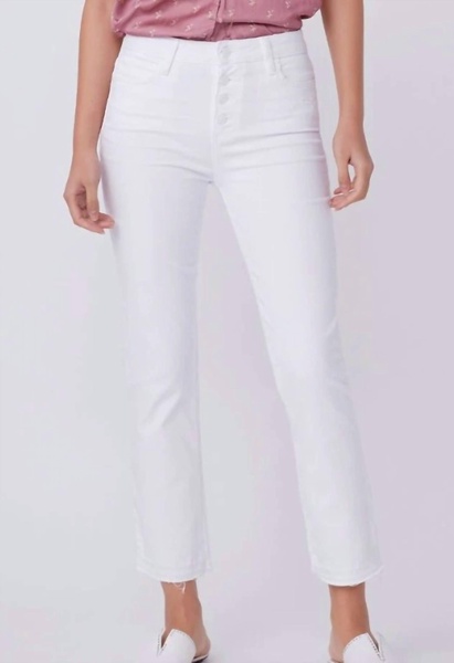 cindy crop jeans in cool white