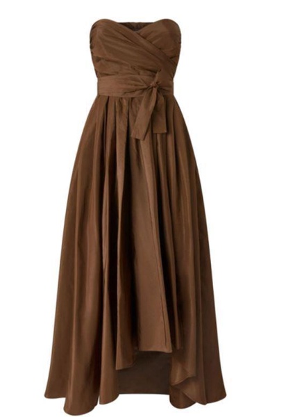 Long brown 'Pappagalo' dress