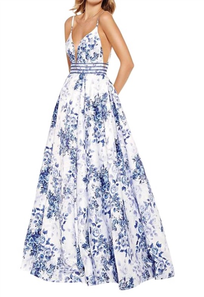 the secret dress in blue