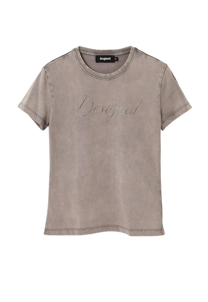 Desigual Women's Slim Rhinestone T-Shirt
