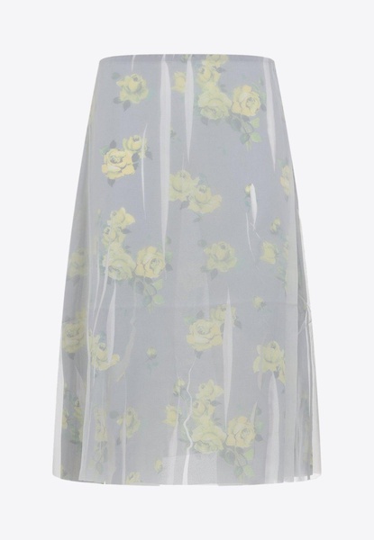 Floral Midi Skirt