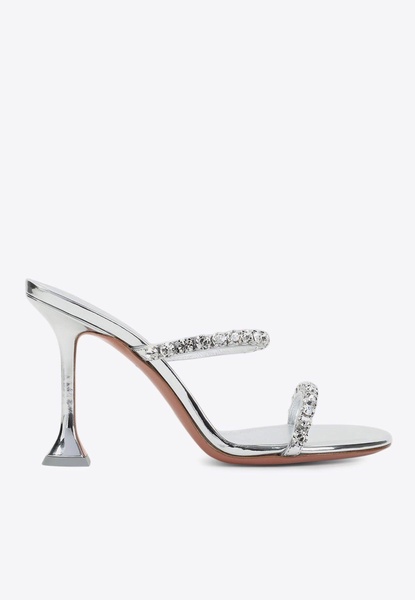 Gigi 95 Crystal-Embellished Sandals