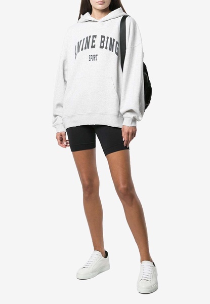 Harvey Logo Print Hooded Sweatshirt