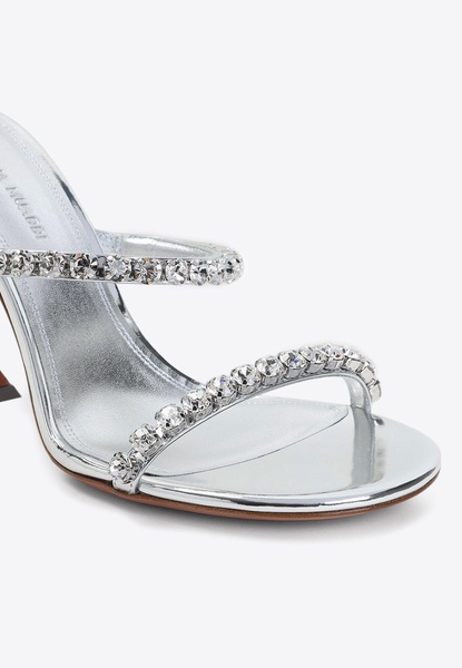 Gigi 95 Crystal-Embellished Sandals