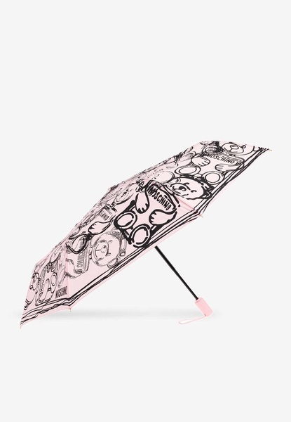 Bear Illustration Folding Umbrella