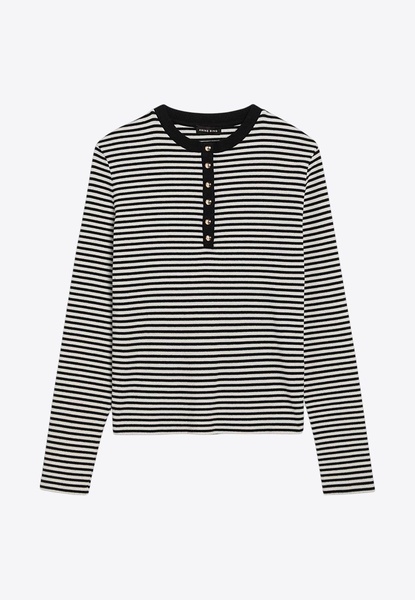 Alessia Striped Long-Sleeved T-shirt