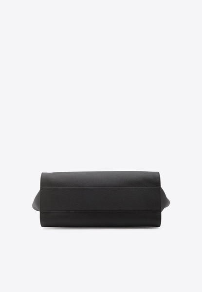 Marlo Grained Leather Tote Bag