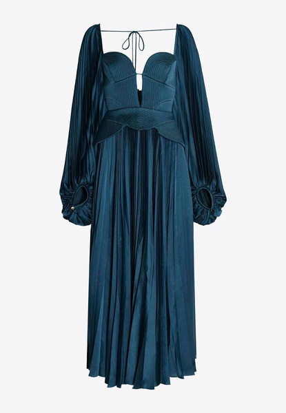 Carmody Structured-Bodice Midi Dress