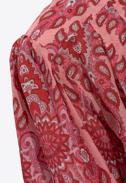Neck-Tie Long-Sleeved Blouse