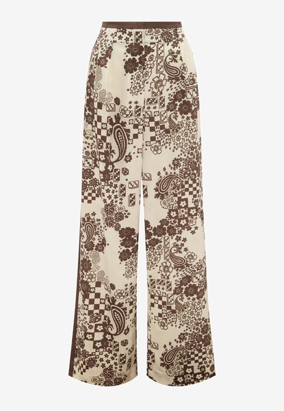 Vinnie Wide Leg Printed Pants