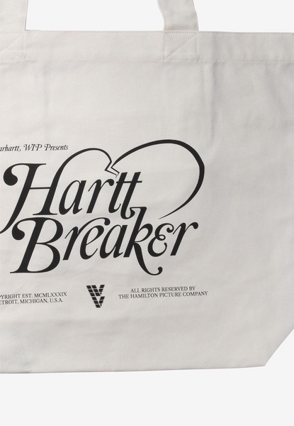 Large Graphic Print Canvas Tote Bag
