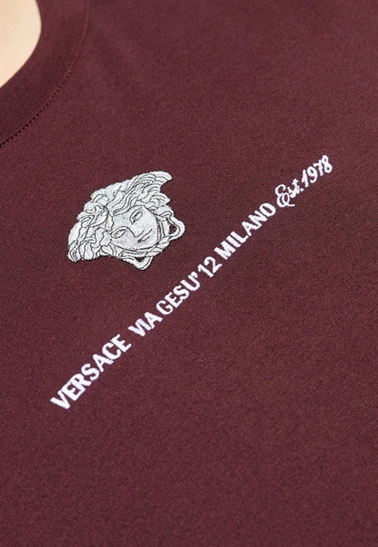 Embroidered Medusa Milano T-shirt