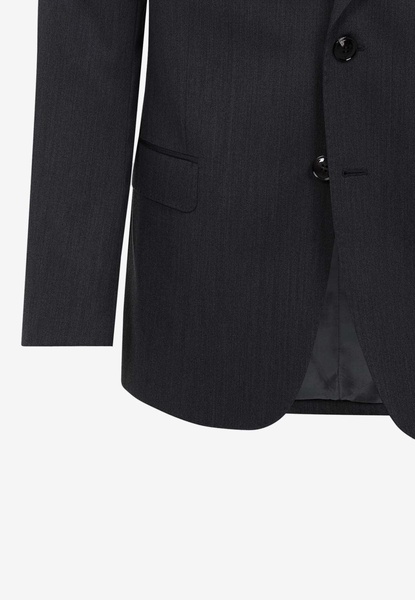 Single-Breasted Wool Suit