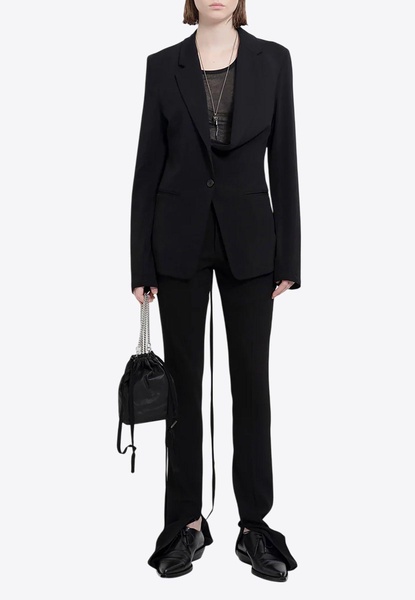 Nova Single-Breasted Asymmetric Blazer