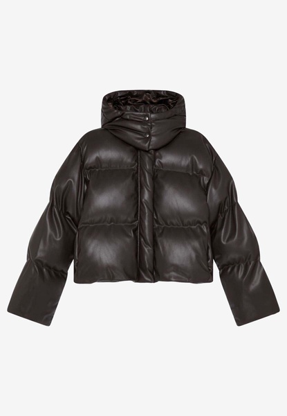 High-Neck Zip-Up Puffer Jacket