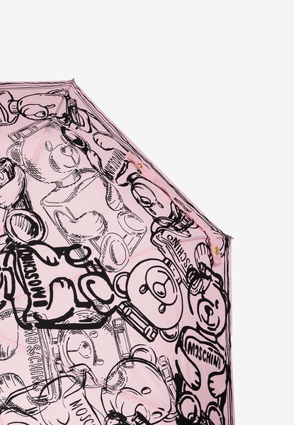 Bear Illustration Folding Umbrella