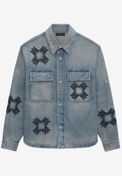 MA Quad Appliqué Denim Jacket