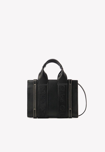 Mini Woody Top Handle Bag