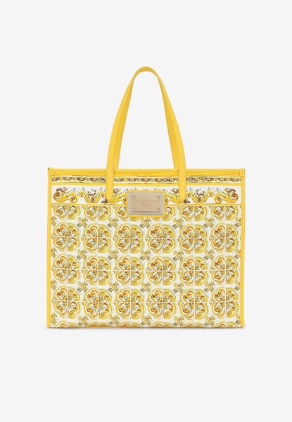 Large Majolica Print Tote Bag