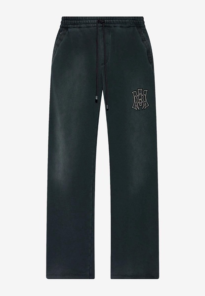 Logo Patch Washed Track Pants