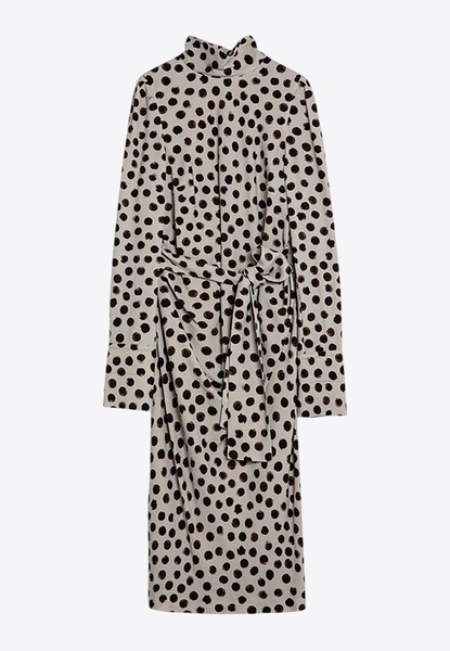 Polka Dot Midi Dress