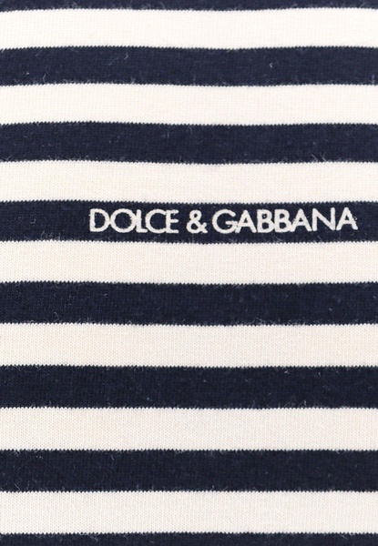 Logo-Embroidered Stripe T-shirt