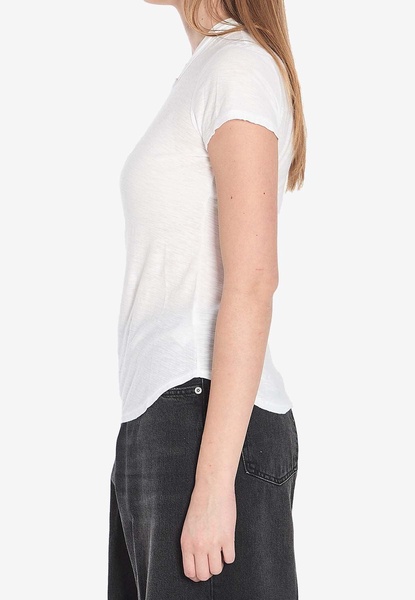 Sheer Slub Crewneck T-shirt