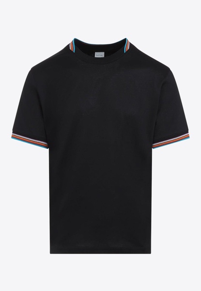 Signature Stripe Trim T-shirt