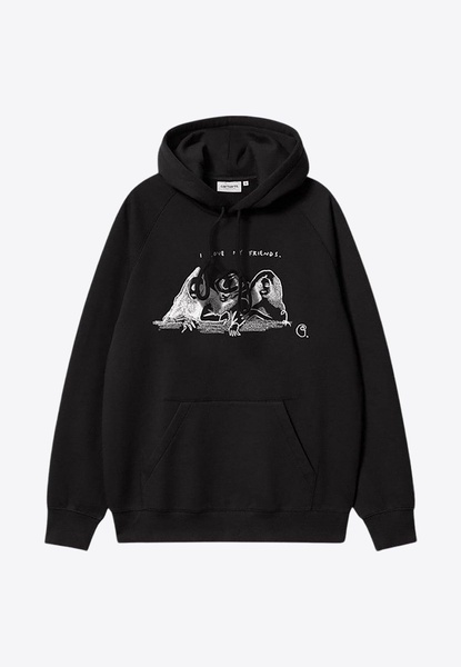 Pepe Friends Printed Hoodie
