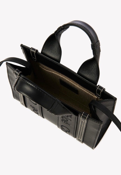 Mini Woody Top Handle Bag