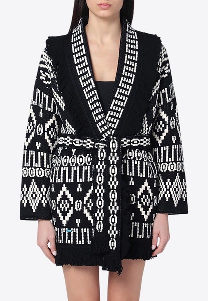 Jungle Beat Wrap-Around Cardigan
