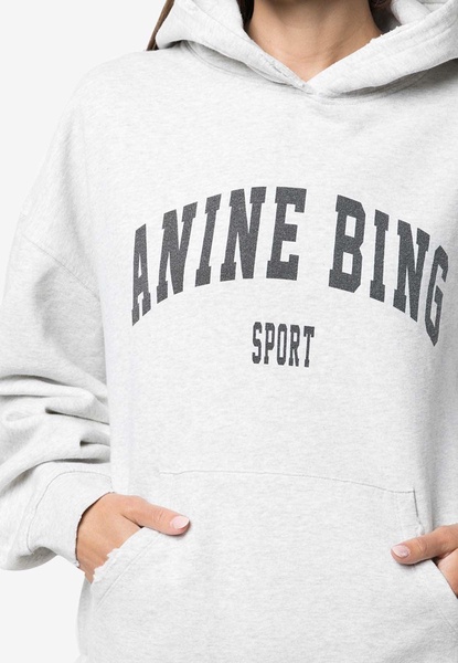 Harvey Logo Print Hooded Sweatshirt