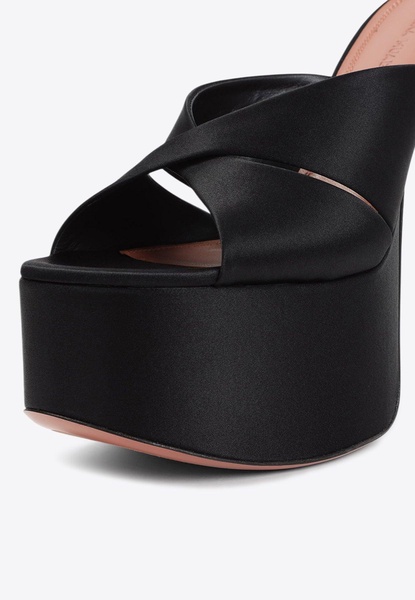 Salma 155 Satin Platform Sandals