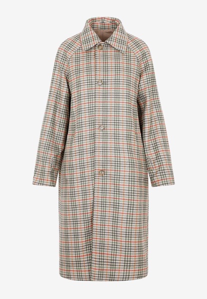 Reversible Checked Wool Coat