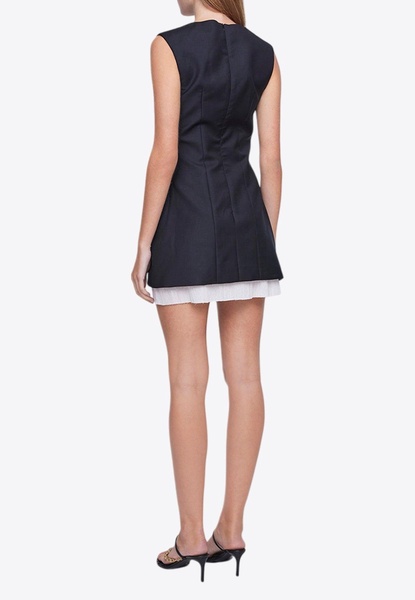 Mabel Wool Crewneck Mini Dress