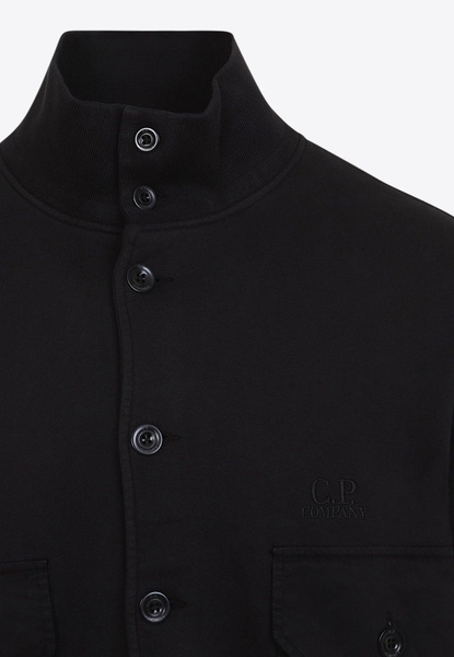 Logo Embroidered Bomber Jacket