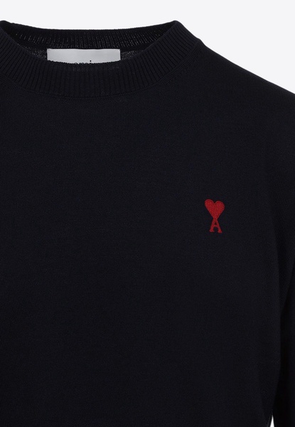 Ami De Coeur Embroidered Wool Sweater