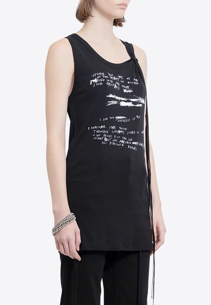 Seva Handwriting Print Tank Top