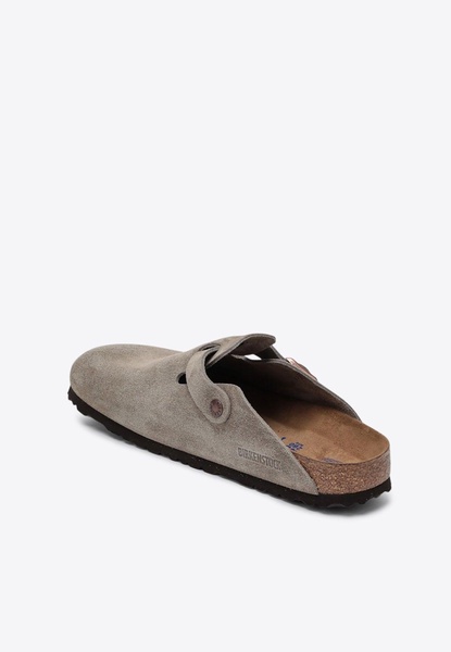 Boston Suede Flat Mules