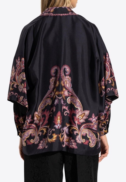 Printed Silk Top
