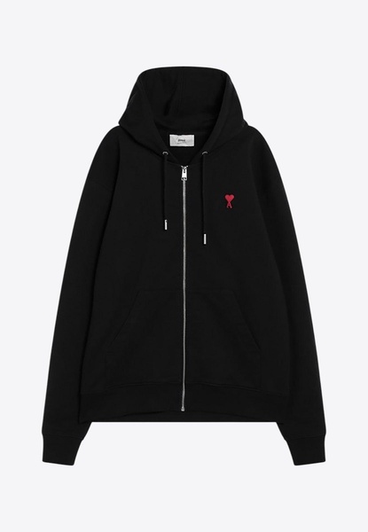 Ami De Coeur Zip-Up Hooded Sweatshirt
