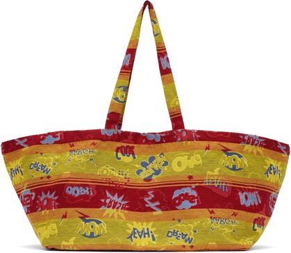 Yellow & Red Pop Art Tote