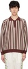 Brown & Off-White Hogan Stripe Polo