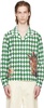 Green & White Jockey Diamond Shirt