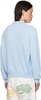 Blue Three-Button Polo