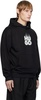 Black Flame Logo Hoodie