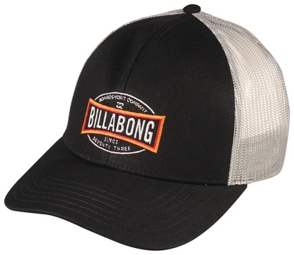 Billabong Men's All Day Adjustable Mesh Back Trucker Hat, Black